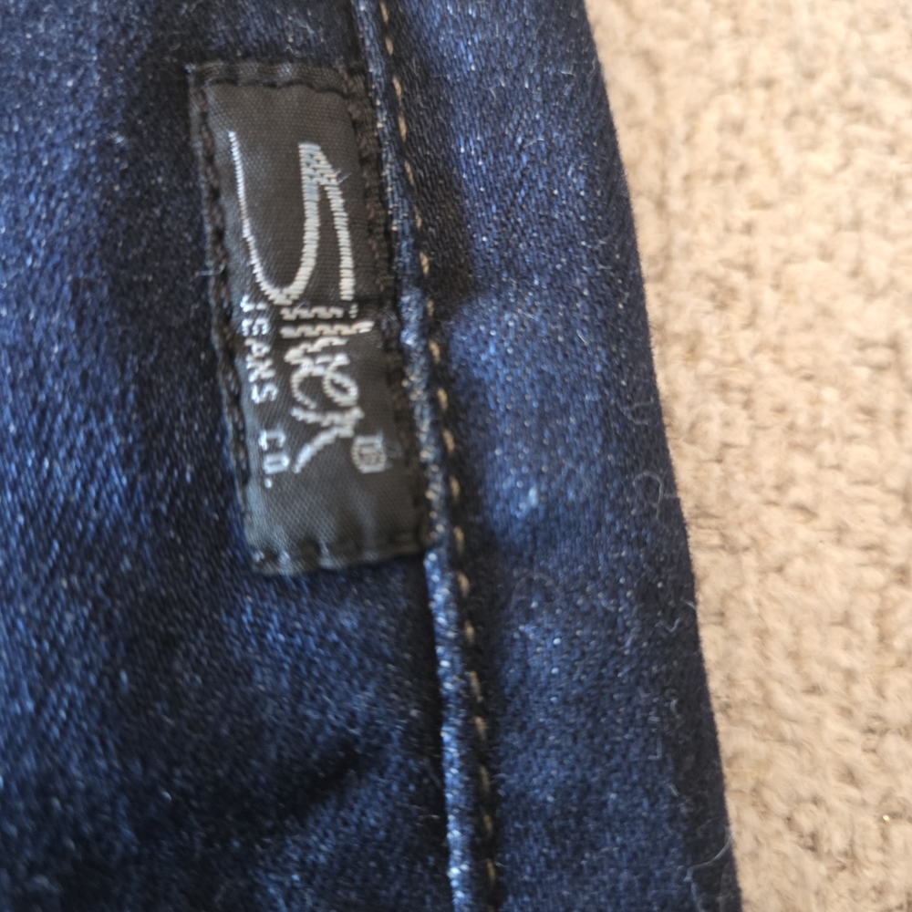Silver Jeans Co Suki Slim Boot Jeans W27 L31 Dark Wash Mid Rise - Picture 8 of 12